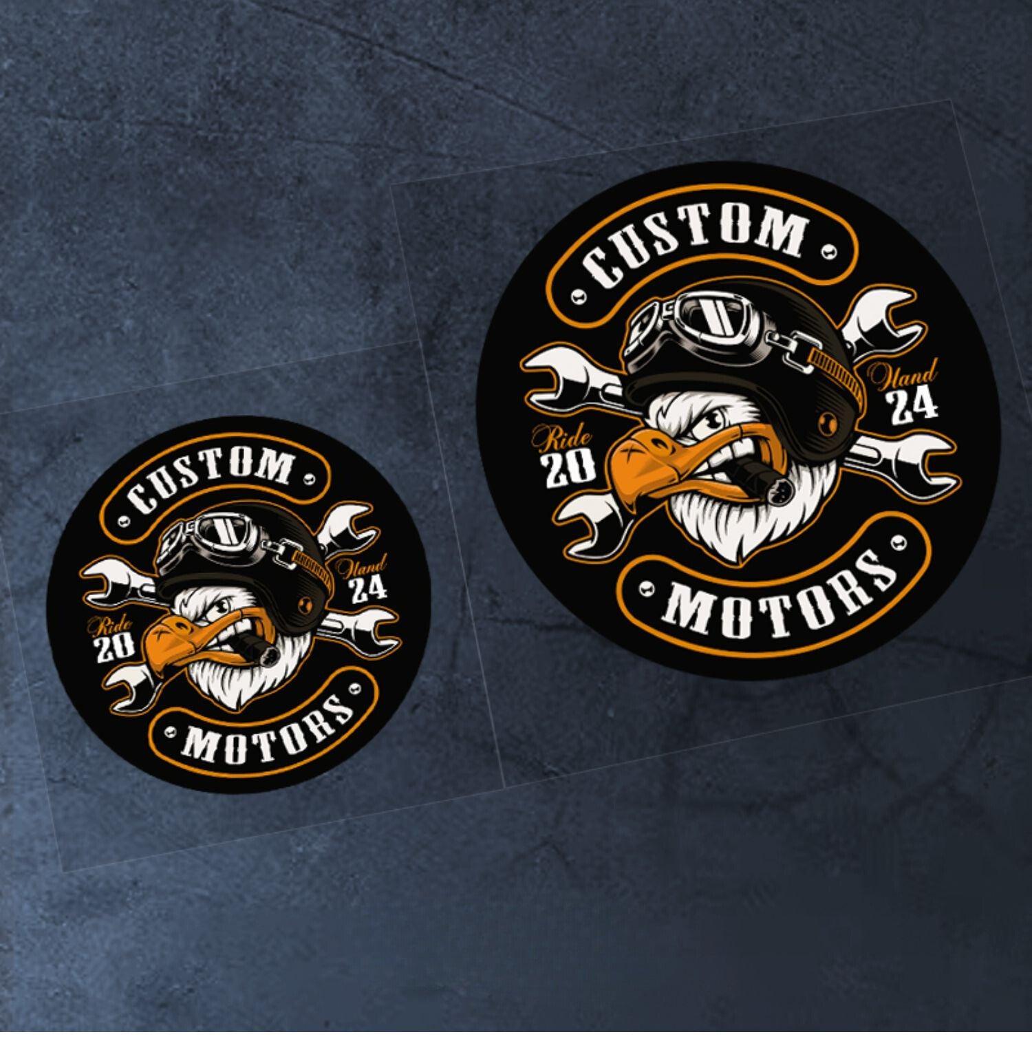 "Eagle Soars Across the Sky" Sticker