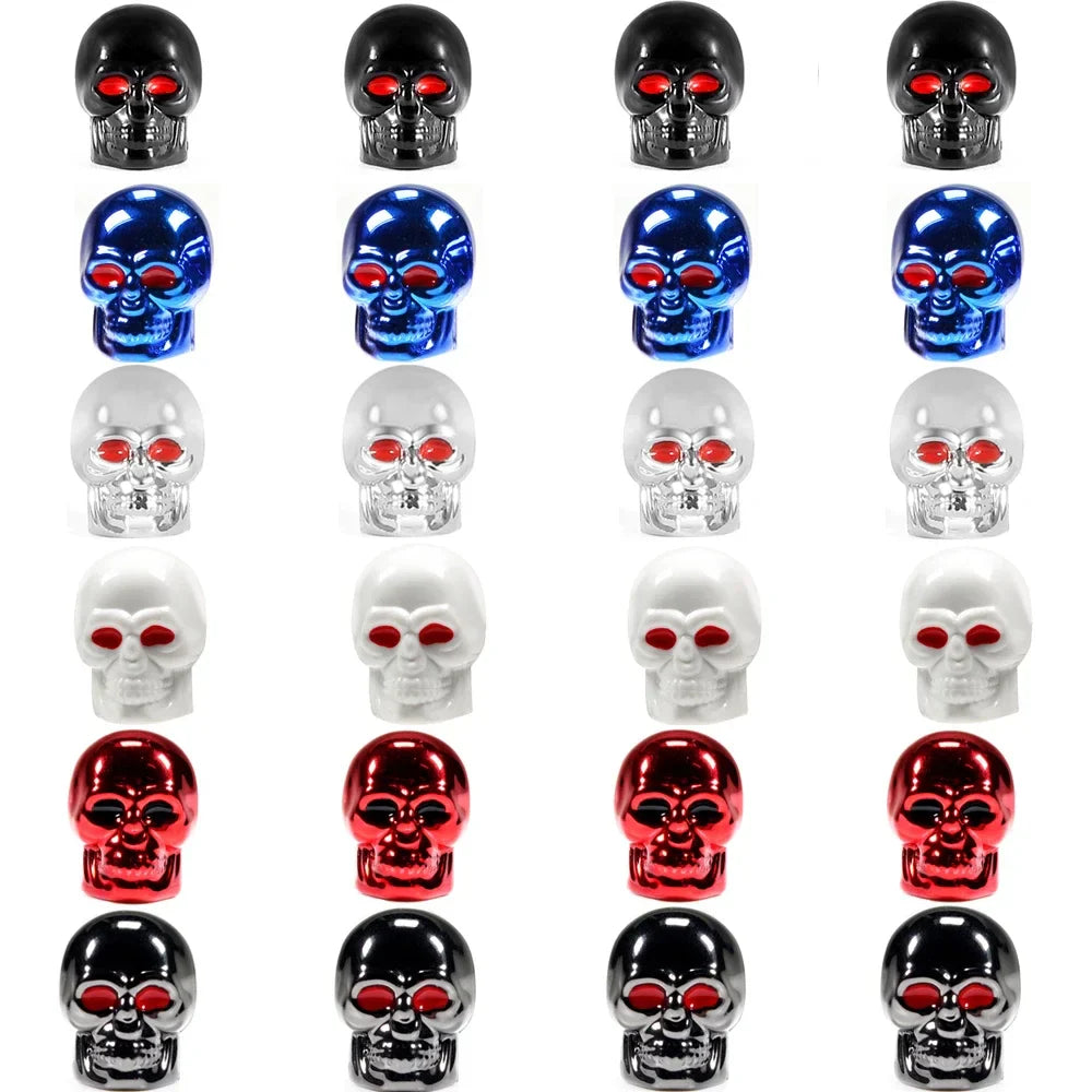 ABS Skull Valve Stem Caps