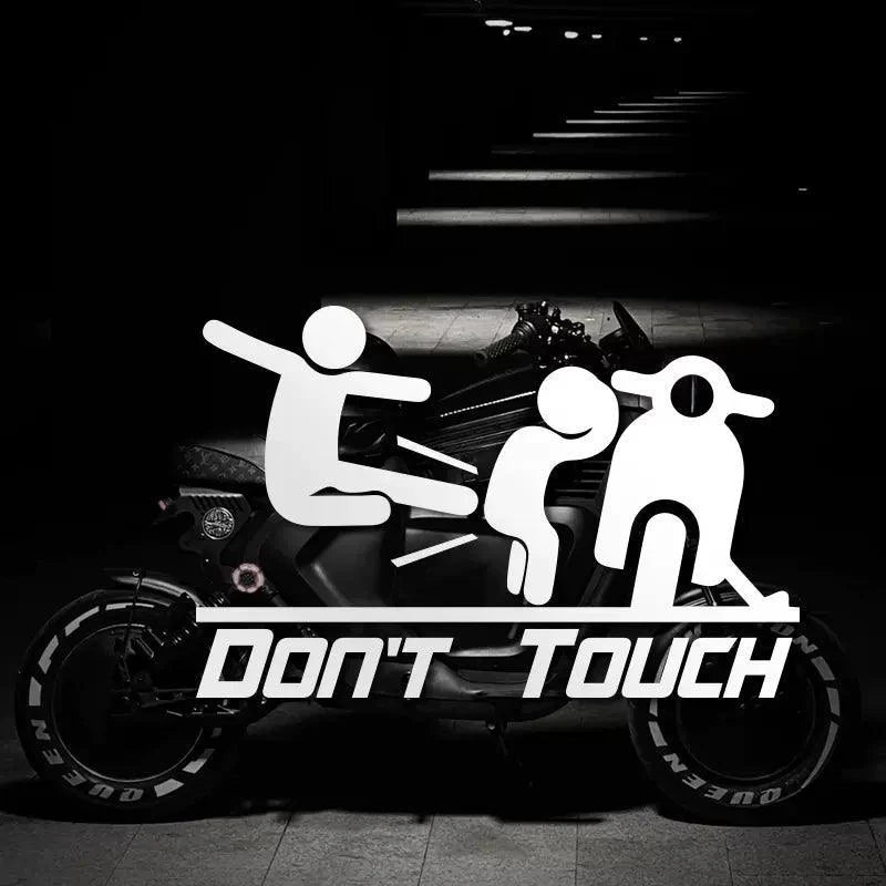 "Don't Touch" Sticker