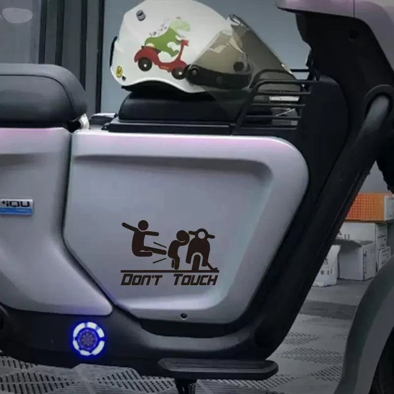 "Don't Touch" Sticker