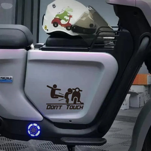 "Don't Touch" Sticker