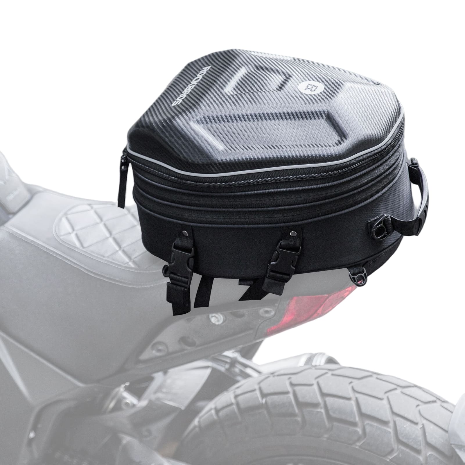 Hard Shell Motorcycle Rear Seat Bag